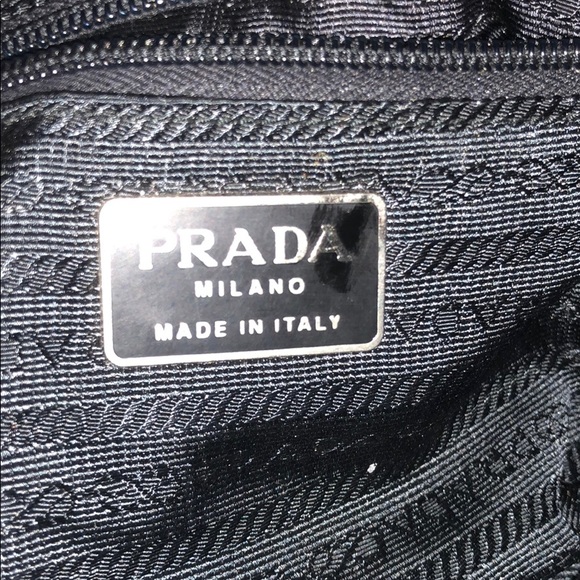 VINTAGE Authentic Prada triple zipper bag all marks shown - Picture 4 of 5